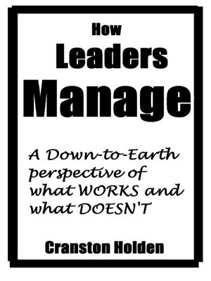 cover image of How Leaders Manage